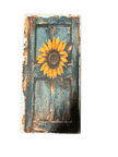 Sunflower reef wooden door