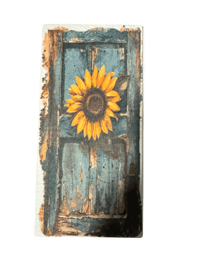 Sunflower reef wooden door