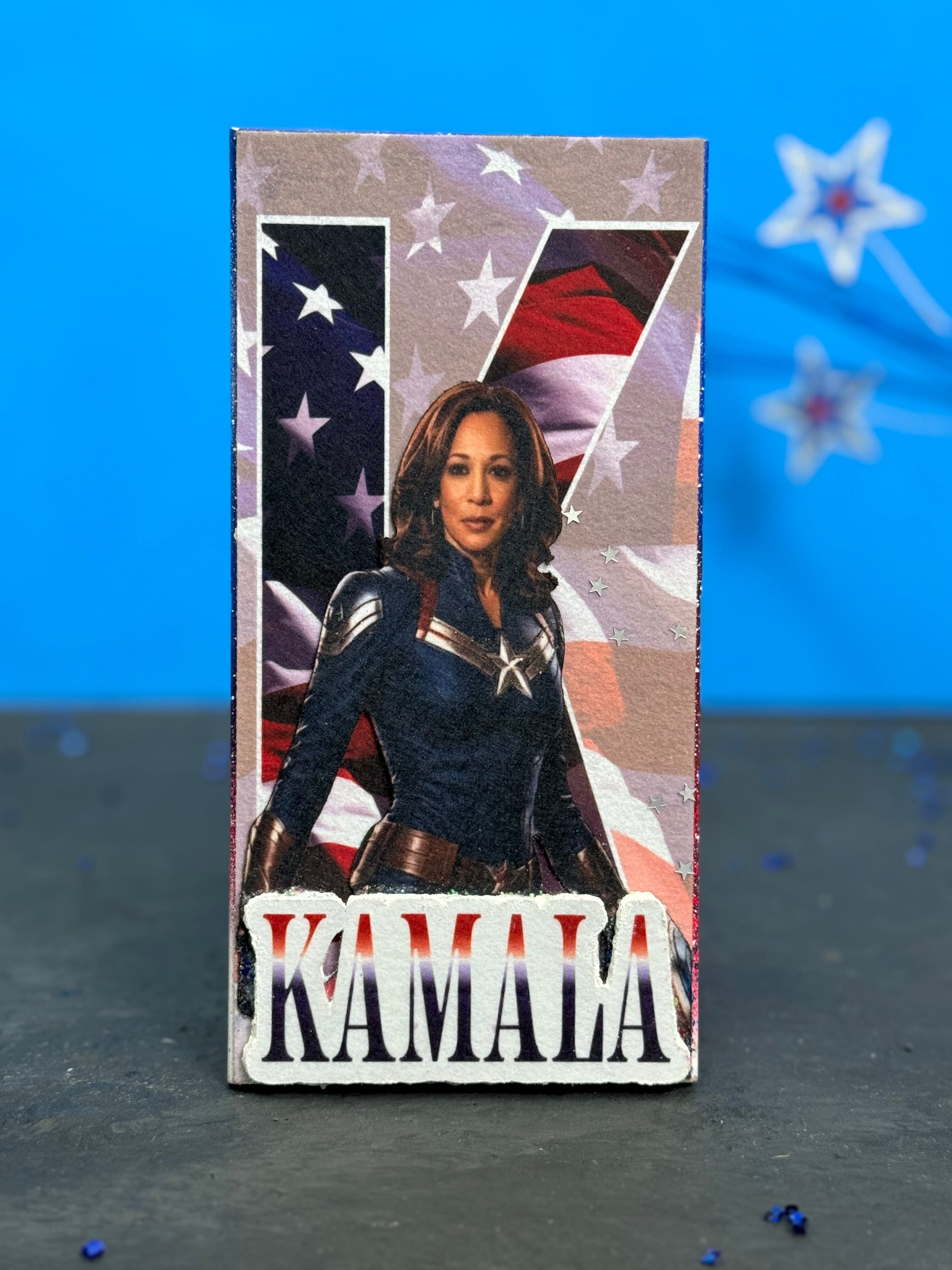 Kamala Harris Super Hero tile