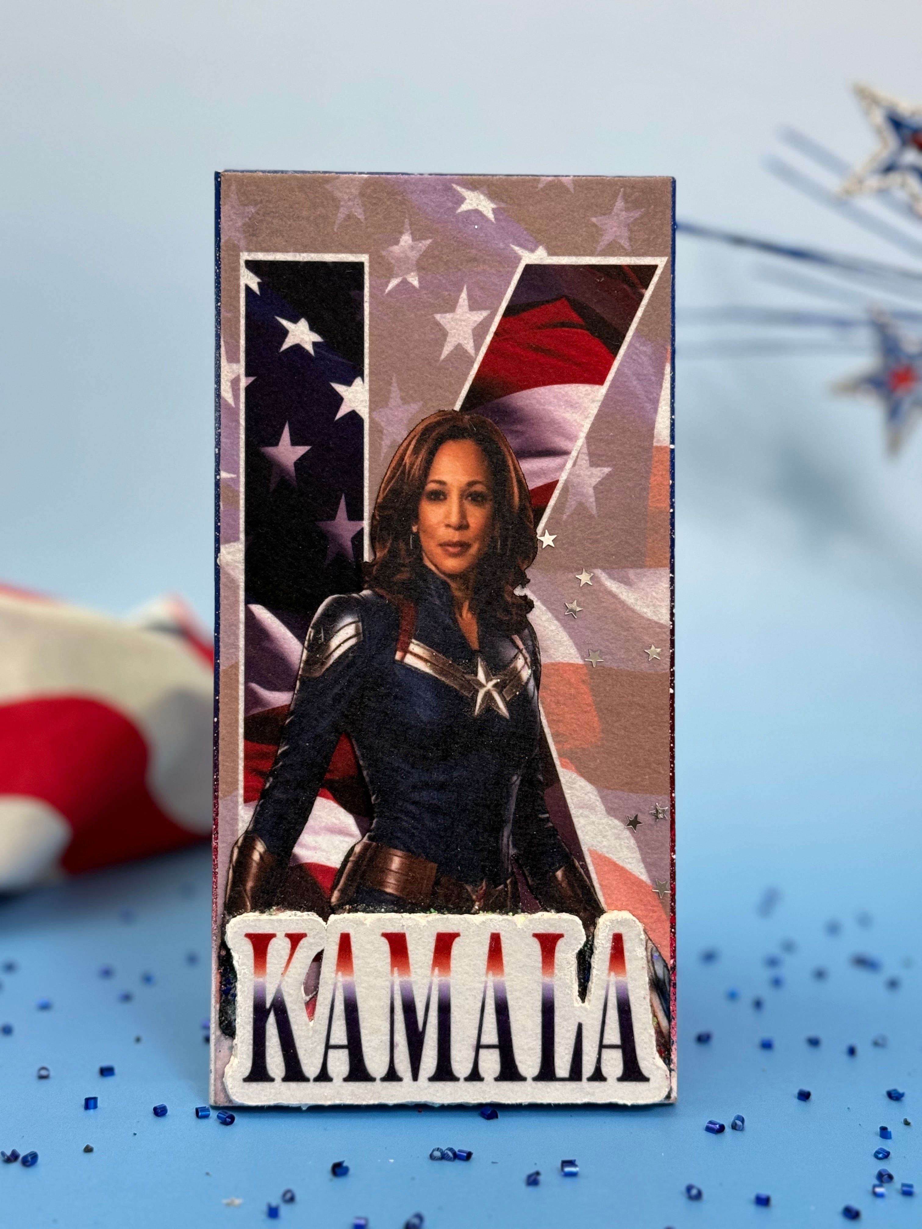 Kamala Harris Super Hero tile