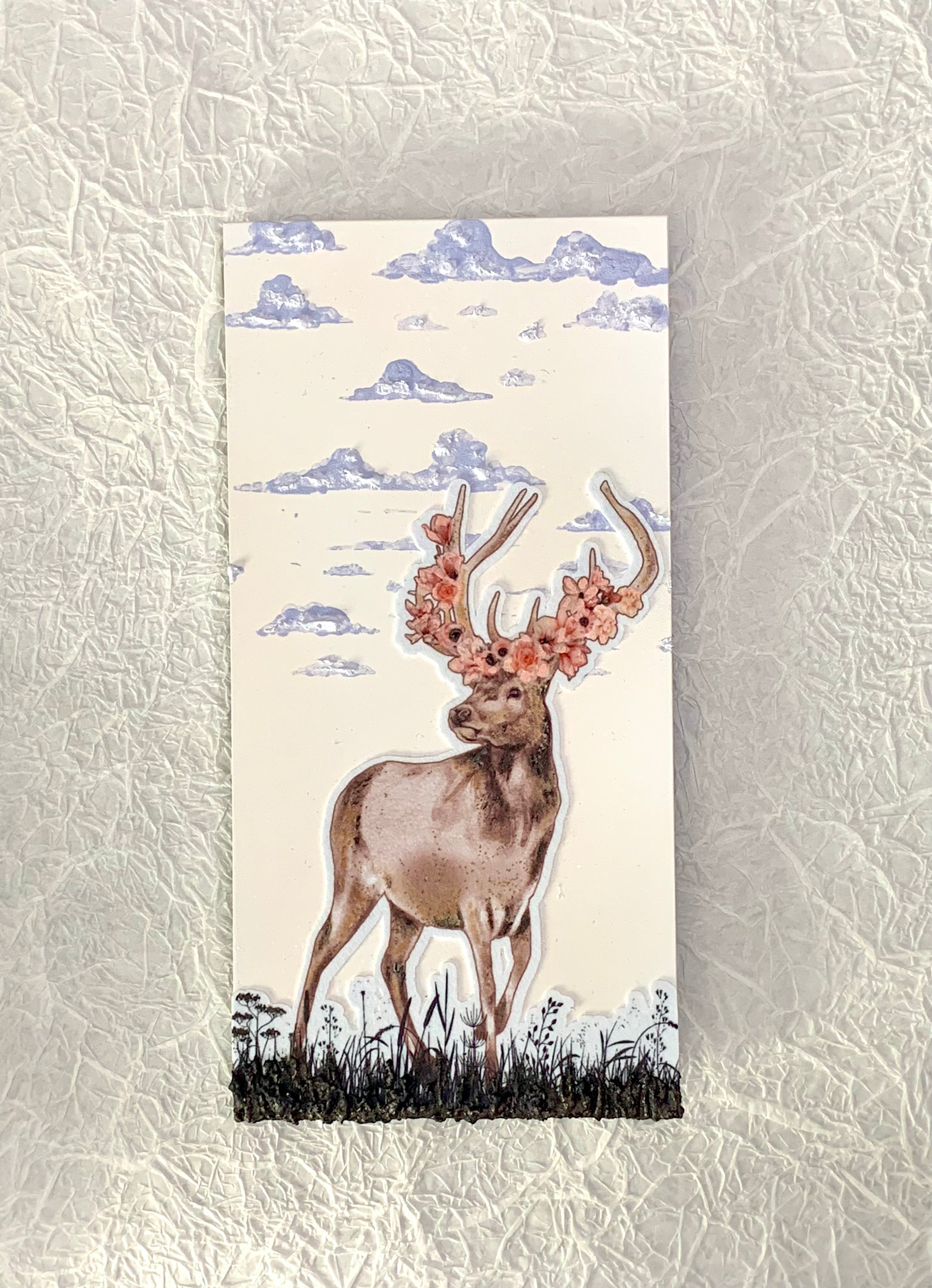 Floral reindeer