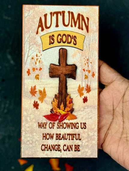 Autumn is God's Way(white)