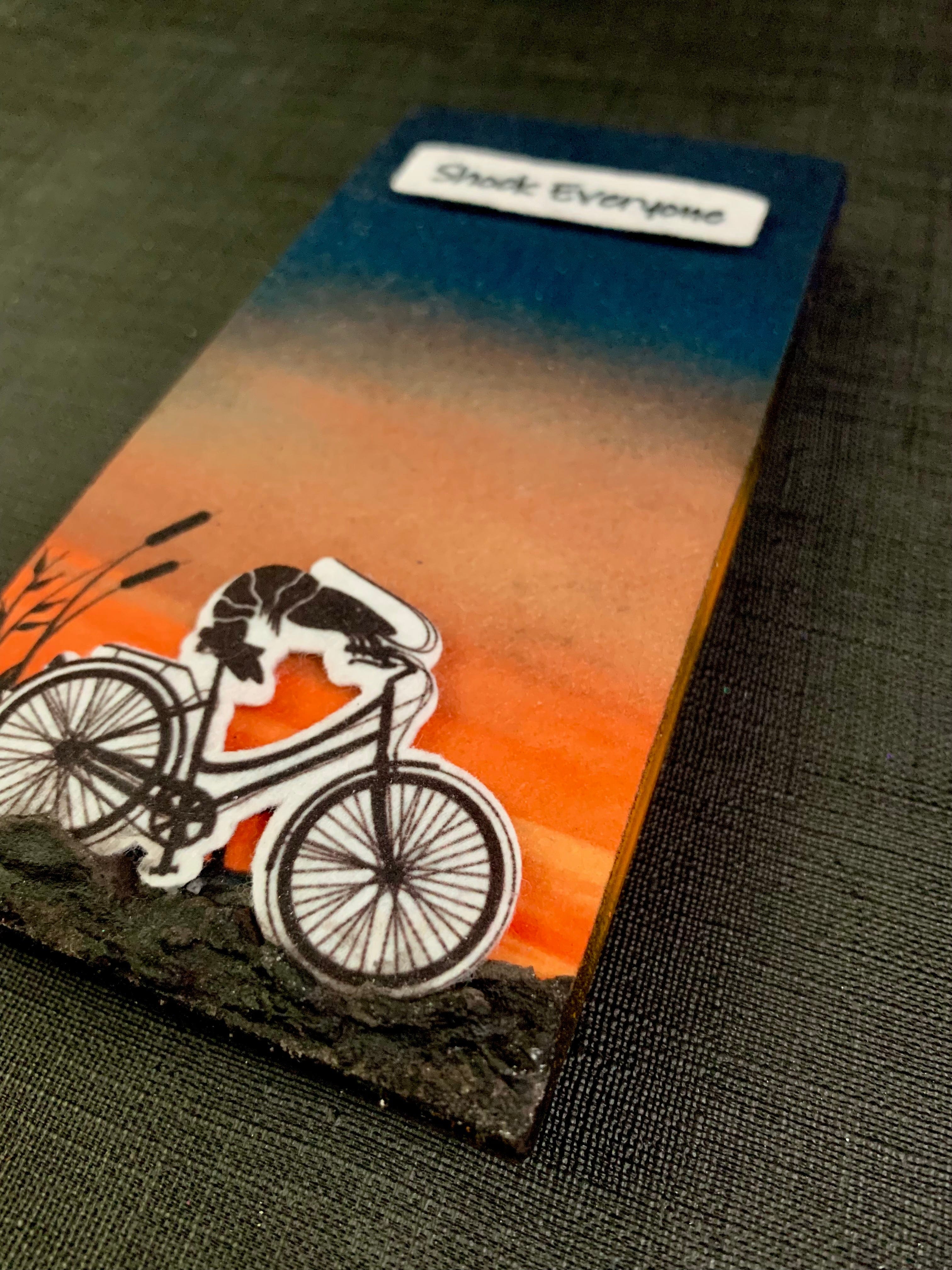 Shocking lobster sunset bicycle ride