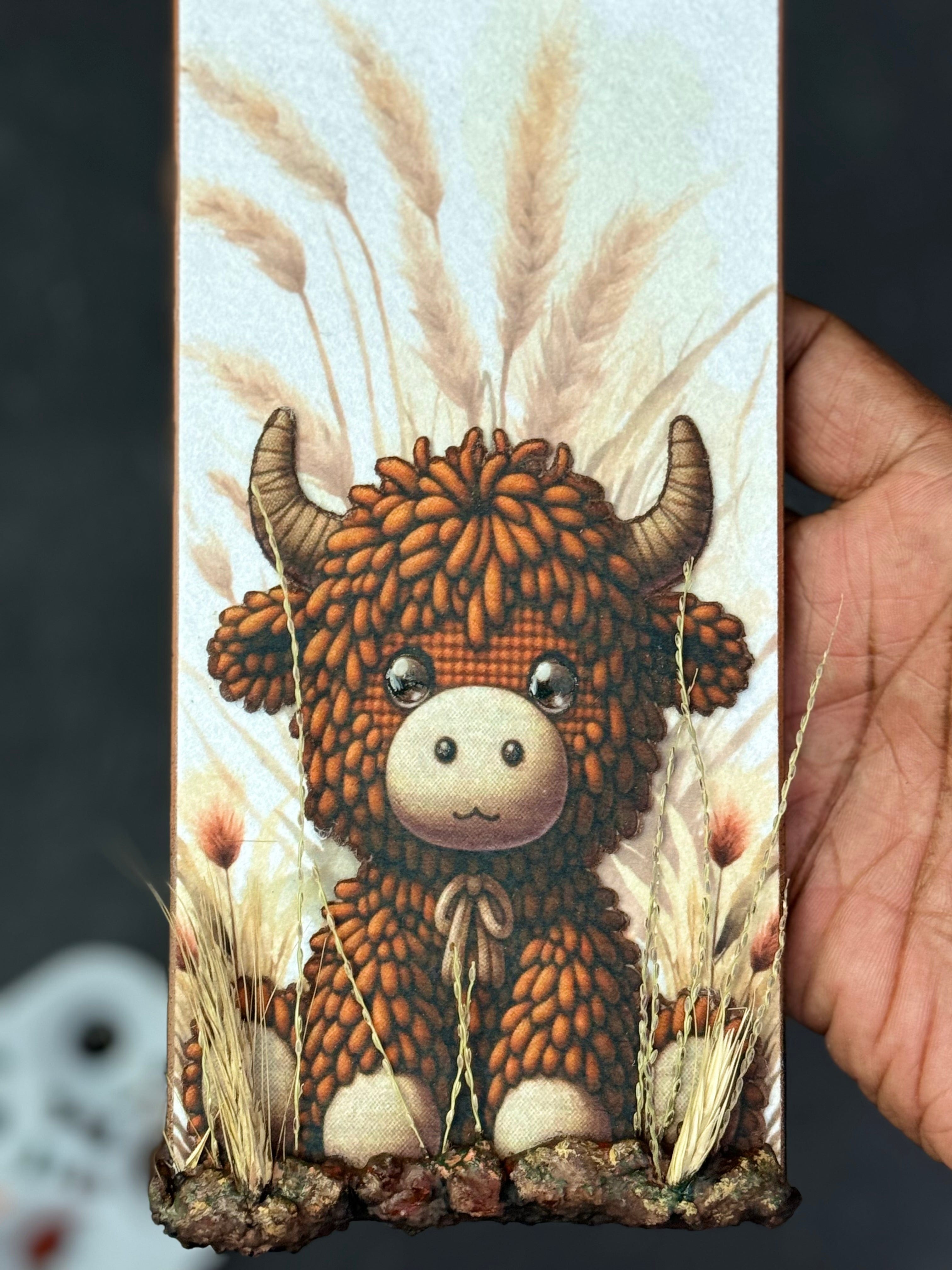 Highland Cow texture paste ground only