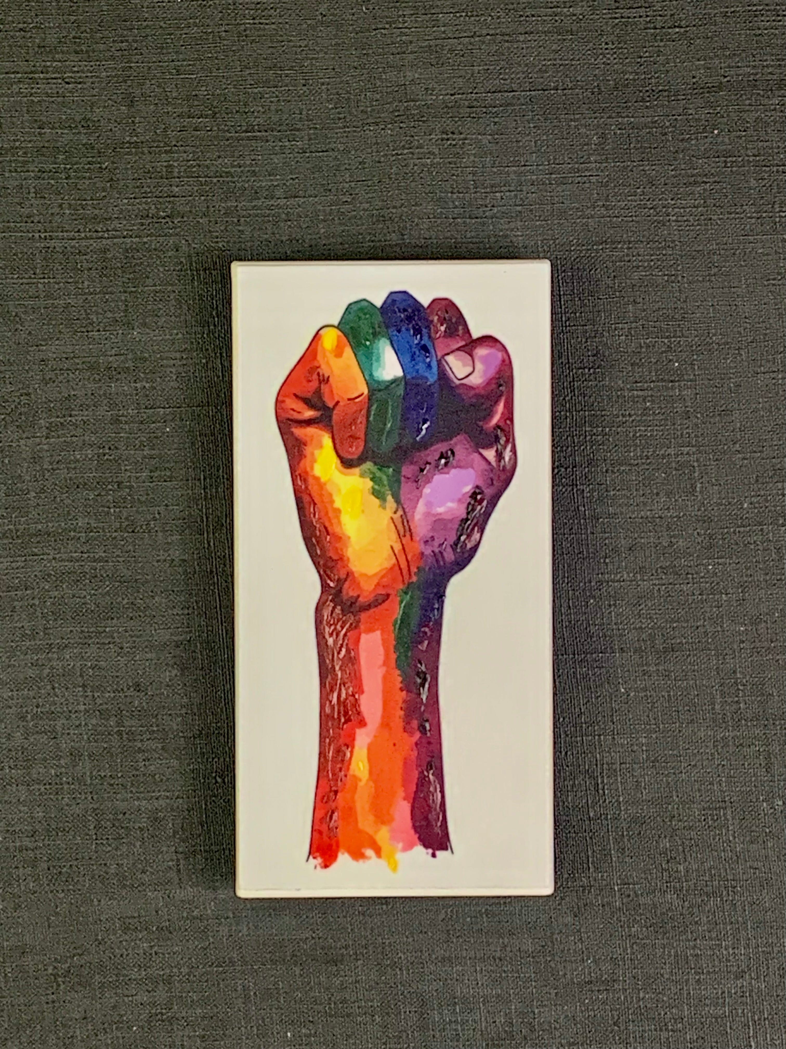 Rainbow fist