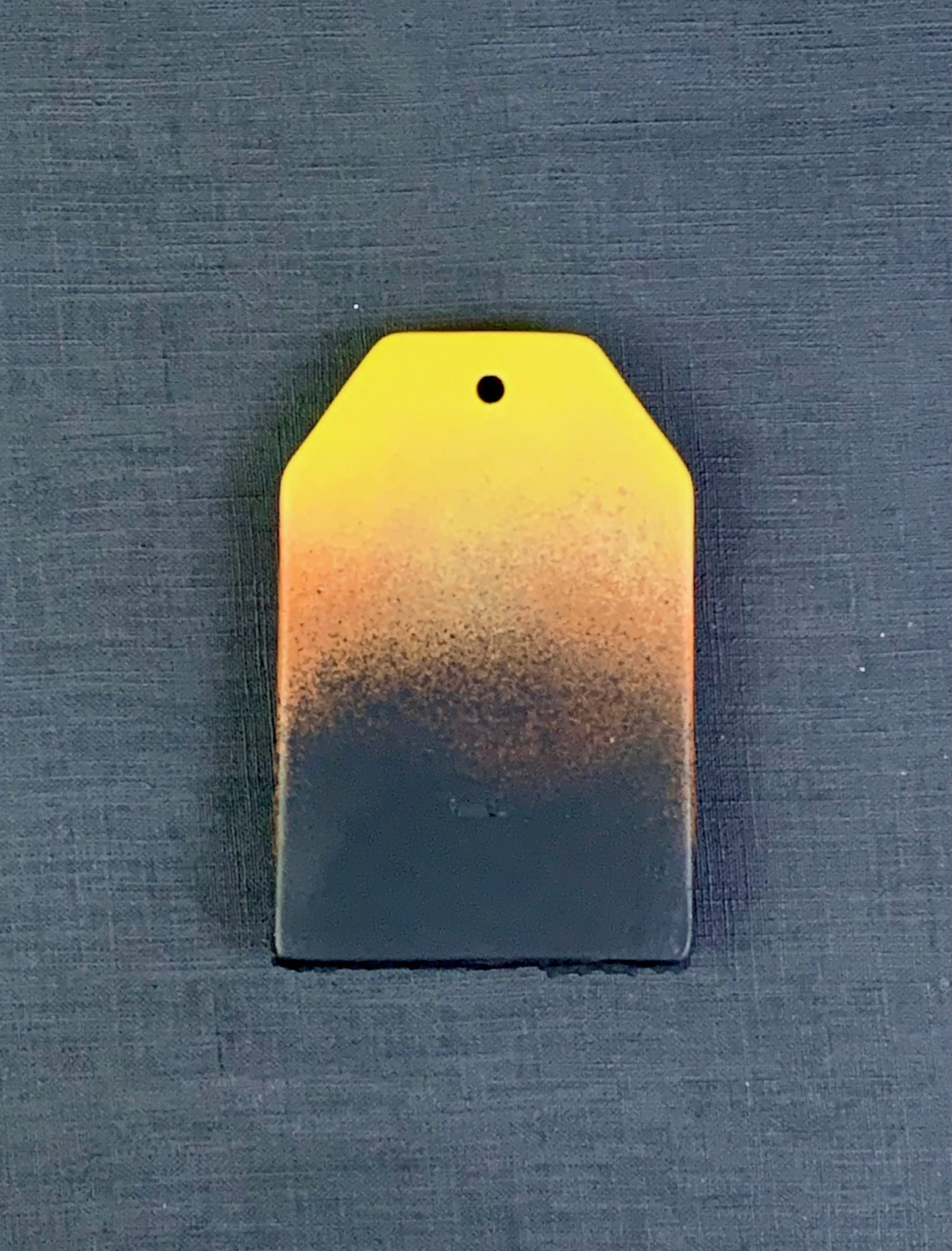 God's Sun Raise ceramic tag