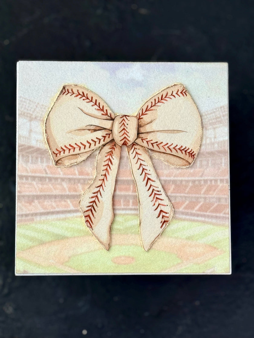 Baseball Bow Coquette