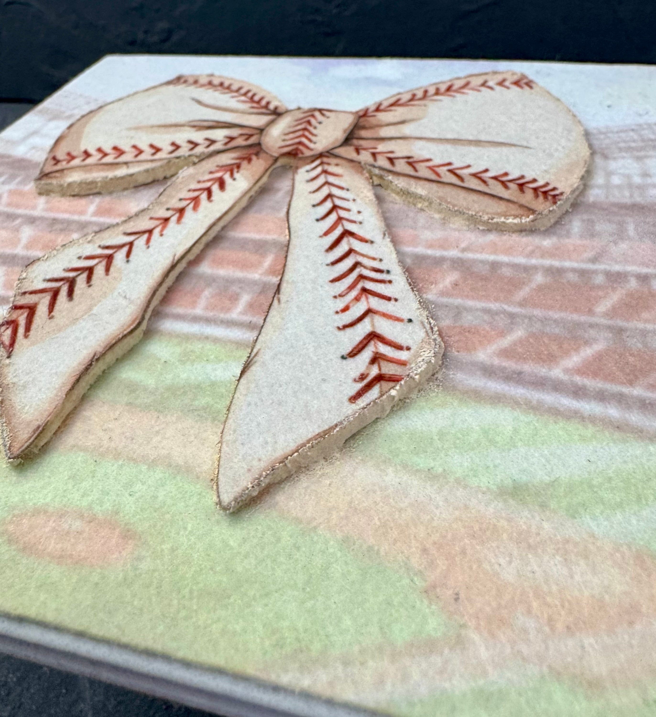 Baseball Bow Coquette