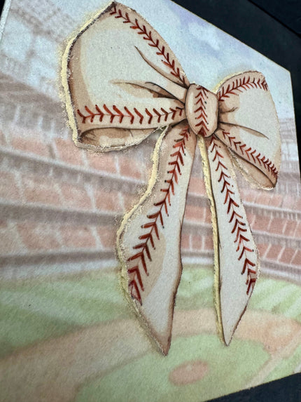 Baseball Bow Coquette