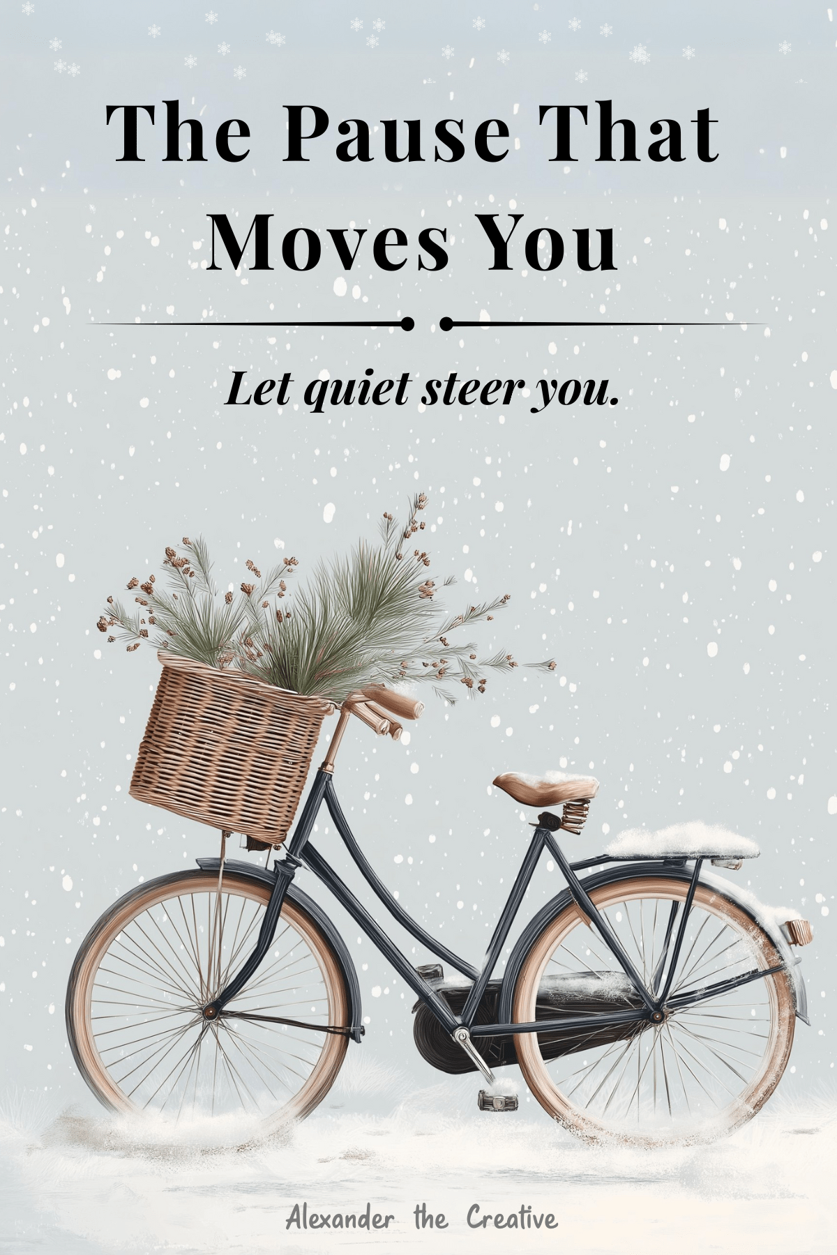 The Pause That Moves You — Felt Magnet Art