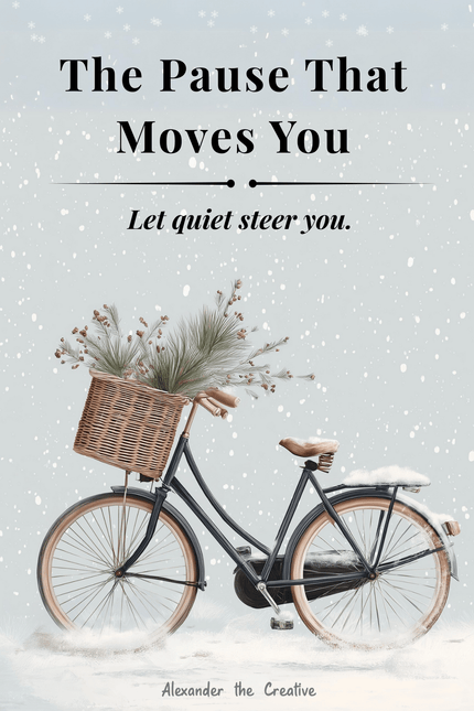 The Pause That Moves You — Felt Magnet Art