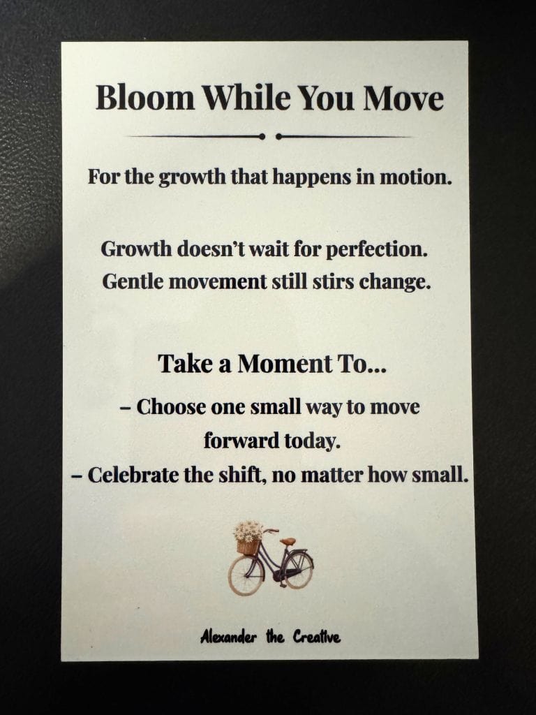 Bloom While You Move – Insight Ca