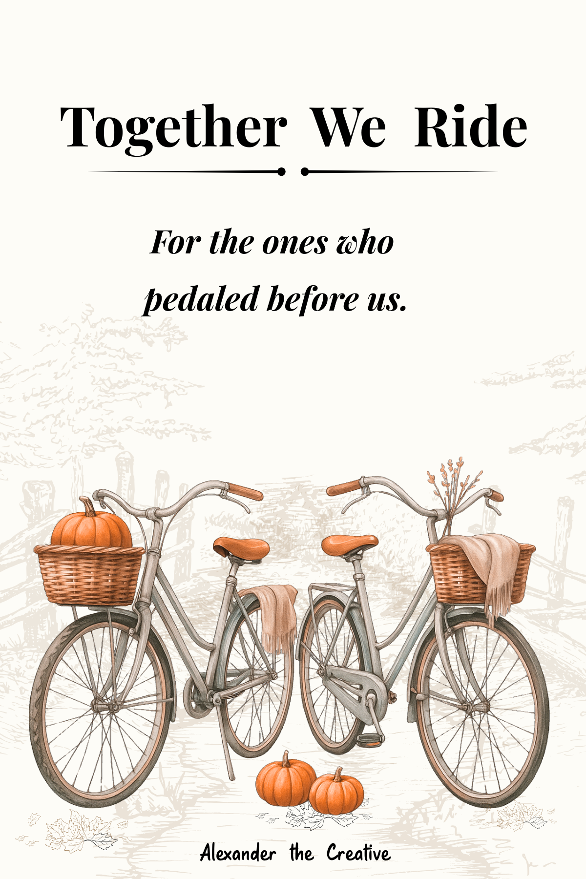 Together We Ride – Felt Art Panel (4x6