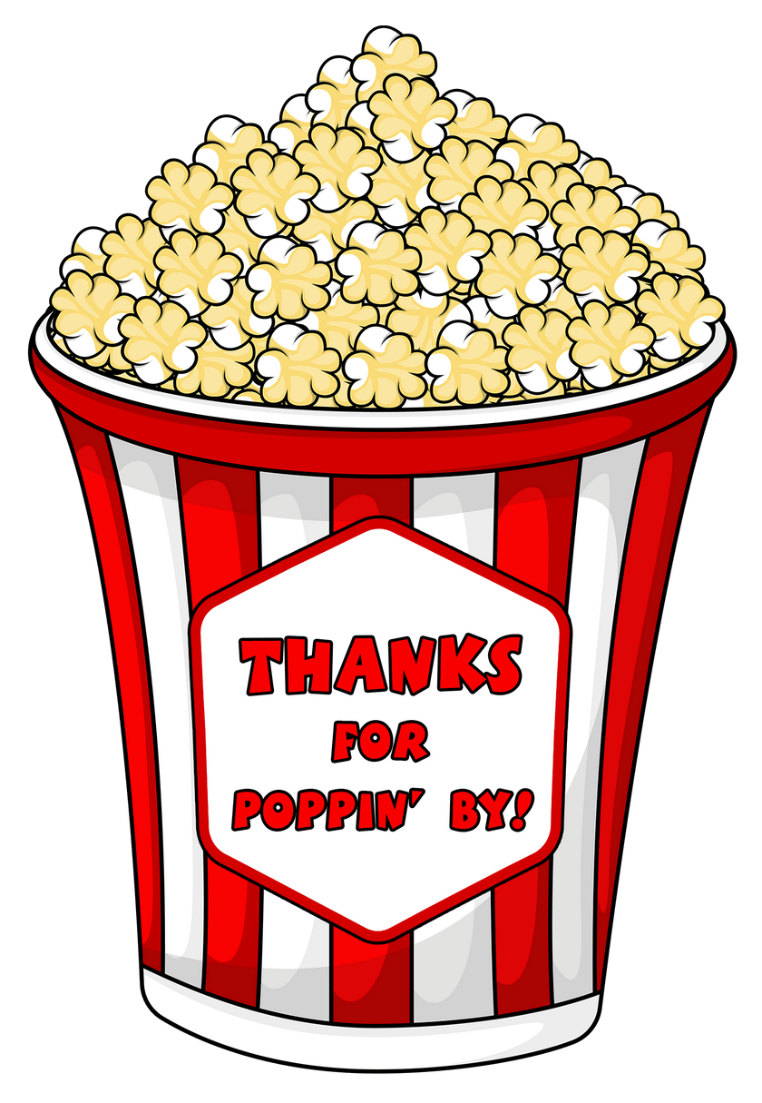 Thanks for poppin' by card