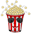 What's Poppin' Popcorn with sunglasses